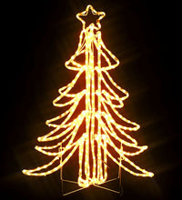 LED-Weihnachtsbaum Klappbar Warmweiß 87x87x93 cm