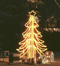 LED-Weihnachtsbaum Klappbar Warmweiß 87x87x93 cm