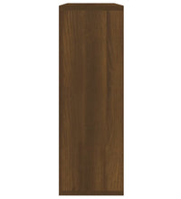Wandregal Braun Eichen-Optik 104x20x58,5 cm Holzwerkstoff