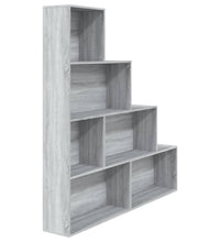 Bücherregal Grau Sonoma 155x24x160 cm