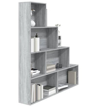 Bücherregal Grau Sonoma 155x24x160 cm
