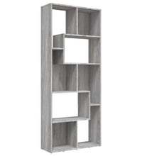 Bücherregal Grau Sonoma 67x24x161 cm Holzwerkstoff