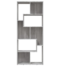 Bücherregal Grau Sonoma 67x24x161 cm Holzwerkstoff