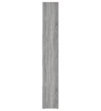Bücherregal Grau Sonoma 67x24x161 cm Holzwerkstoff