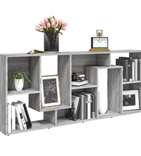 Bücherregal Grau Sonoma 67x24x161 cm Holzwerkstoff