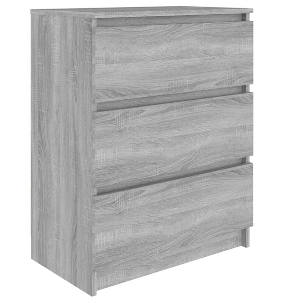 Sideboard Grau Sonoma 60x35x76 cm Holzwerkstoff