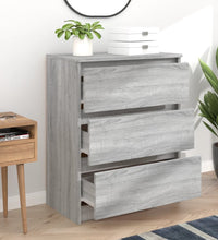 Sideboard Grau Sonoma 60x35x76 cm Holzwerkstoff