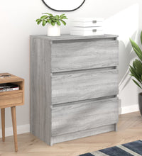 Sideboard Grau Sonoma 60x35x76 cm Holzwerkstoff