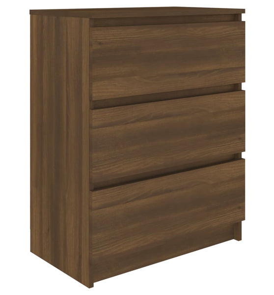 Sideboard Braun Eichen-Optik 60x35x76 cm Holzwerkstoff