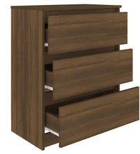 Sideboard Braun Eichen-Optik 60x35x76 cm Holzwerkstoff