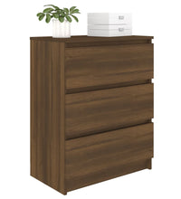 Sideboard Braun Eichen-Optik 60x35x76 cm Holzwerkstoff