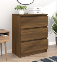 Sideboard Braun Eichen-Optik 60x35x76 cm Holzwerkstoff