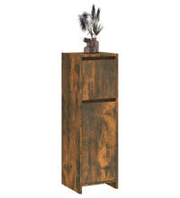 Badezimmerschrank Räuchereiche 30x30x95 cm Holzwerkstoff