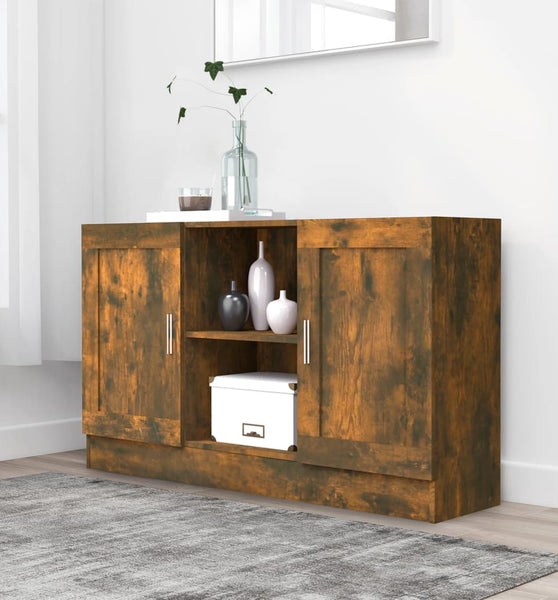 Sideboard Räuchereiche 120x30,5x70 cm Holzwerkstoff