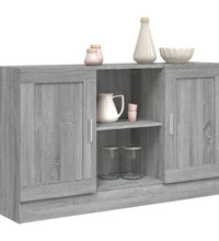 Sideboard Grau Sonoma 120x30,5x70 cm Holzwerkstoff