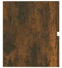 Waschbeckenunterschrank Räuchereiche 41x38,5x45cm Holzwerkstoff