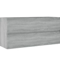 Waschbeckenunterschrank Grau Sonoma 100x38,5x45cm Holzwerkstoff