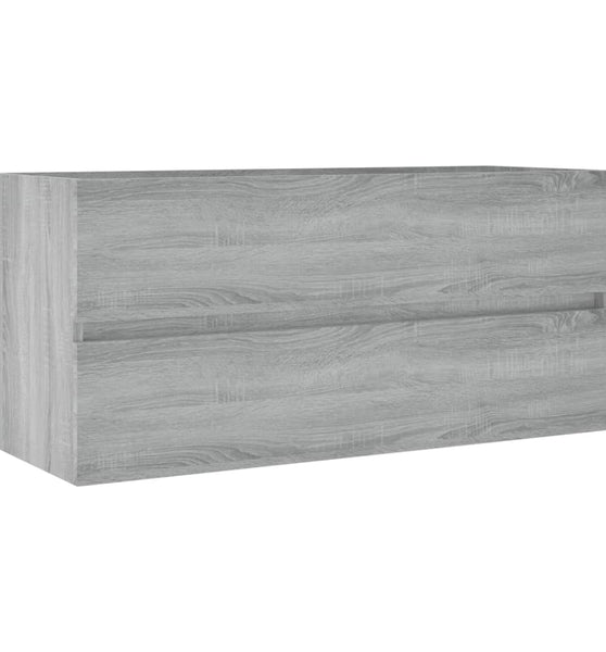 Waschbeckenunterschrank Grau Sonoma 100x38,5x45cm Holzwerkstoff