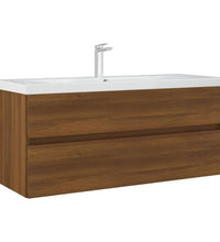 Waschbeckenunterschrank Eiche-Optik 100x38,5x45cm Holzwerkstoff