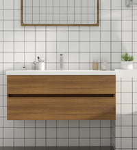 Waschbeckenunterschrank Eiche-Optik 100x38,5x45cm Holzwerkstoff