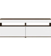 TV-Schränke 2Stk mit LED-Leuchten Braun Eichen-Optik 60x35x40cm