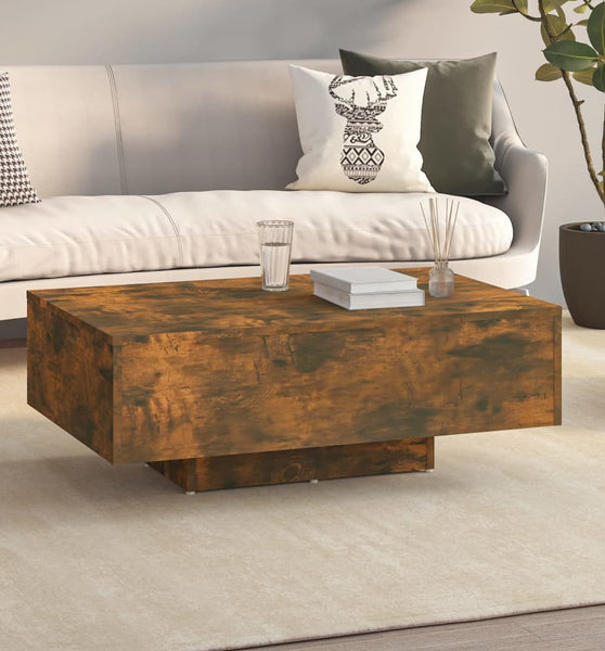 Couchtisch Räuchereiche 85x55x31 cm Holzwerkstoff