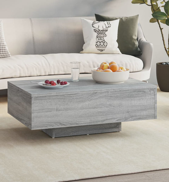 Couchtisch Grau Sonoma 85x55x31 cm Holzwerkstoff