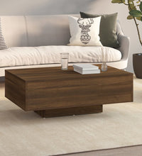 Couchtisch Braun Eichen-Optik 85x55x31 cm Holzwerkstoff