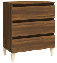 Sideboard Braun Eichen-Optik 60x35x69 cm Holzwerkstoff