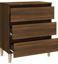 Sideboard Braun Eichen-Optik 60x35x69 cm Holzwerkstoff