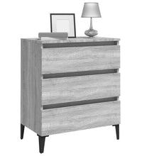 Sideboard Grau Sonoma 60x35x69 cm Holzwerkstoff