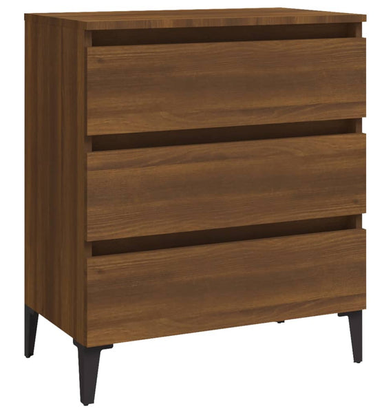 Sideboard Braun Eichen-Optik 60x35x69 cm Holzwerkstoff