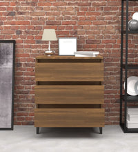 Sideboard Braun Eichen-Optik 60x35x69 cm Holzwerkstoff