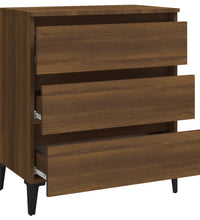 Sideboard Braun Eichen-Optik 60x35x69 cm Holzwerkstoff