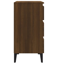 Sideboard Braun Eichen-Optik 60x35x69 cm Holzwerkstoff