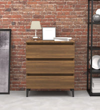 Sideboard Braun Eichen-Optik 60x35x69 cm Holzwerkstoff