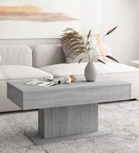 Couchtisch Grau Sonoma 96x50x45 cm Holzwerkstoff