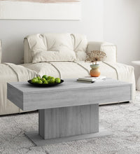 Couchtisch Grau Sonoma 96x50x45 cm Holzwerkstoff