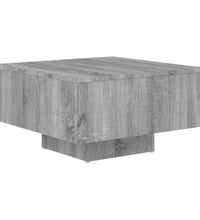 Couchtisch Grau Sonoma 60x60x31,5 cm Holzwerkstoff