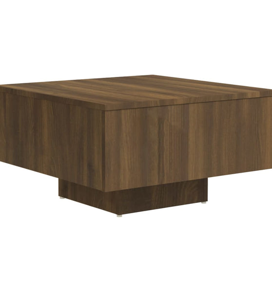 Couchtisch Braun Eichen-Optik 60x60x31,5 cm Holzwerkstoff