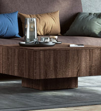 Couchtisch Braun Eichen-Optik 60x60x31,5 cm Holzwerkstoff