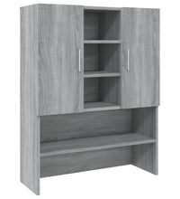 Waschmaschinenschrank Grau Sonoma 70,5x25,5x90 cm