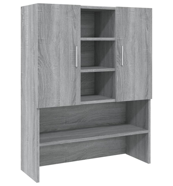 Waschmaschinenschrank Grau Sonoma 70,5x25,5x90 cm