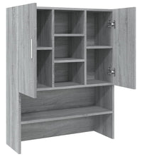 Waschmaschinenschrank Grau Sonoma 70,5x25,5x90 cm