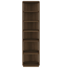 Schuhregale 2 Stk. Braun Eiche 27,5x27x102 cm Holzwerkstoff