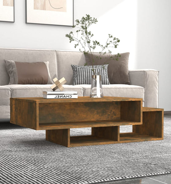 Couchtisch Räuchereiche 105x55x32 cm Holzwerkstoff