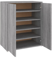 Schuhschrank Grau Sonoma 60x35x70 cm Holzwerkstoff