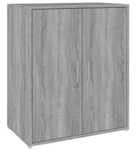 Schuhschrank Grau Sonoma 60x35x70 cm Holzwerkstoff