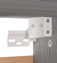 Schuhschrank Grau Sonoma 60x35x70 cm Holzwerkstoff