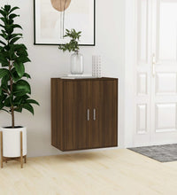 Schuhschrank Braun Eichen-Optik 60x35x70 cm Holzwerkstoff